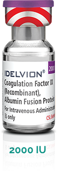 IDELVION 2000 IU vial size for dosing flexibility