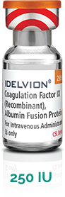 IDELVION 250 IU vial size for dosing flexibility