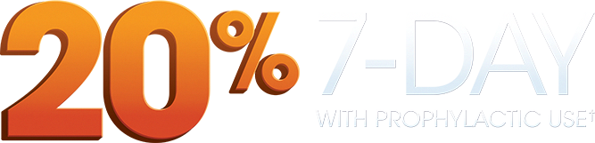 20 percent 7 days